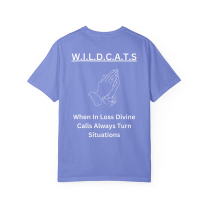 Wildcats Christian White Letters & Image Specialty