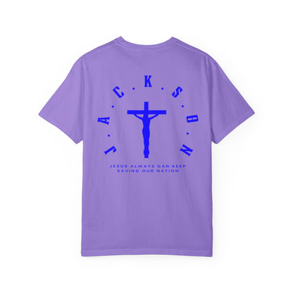 Jackson Believing Christian Blue Letters & Cross