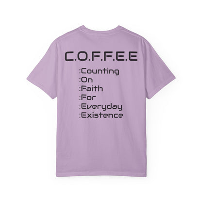 Adult Coffee Christian Black Words Only