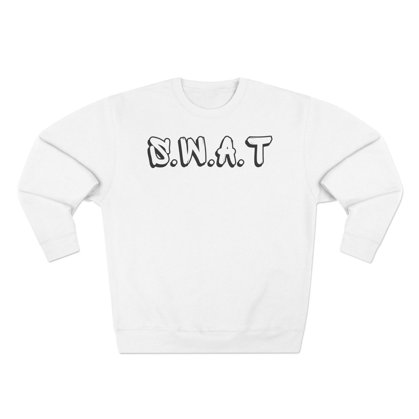 Adult Swat Christian Black Words Crewneck