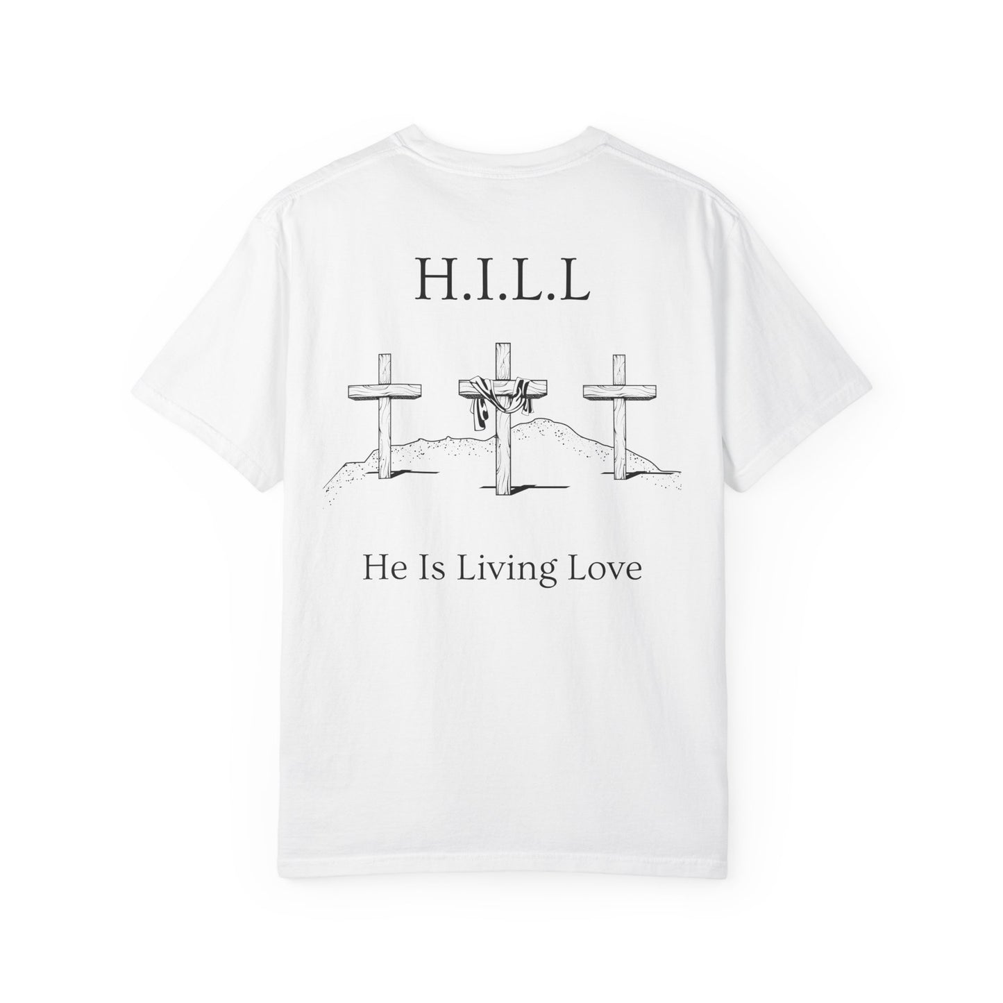 Adult Hill Black Christian Words Heavyweight