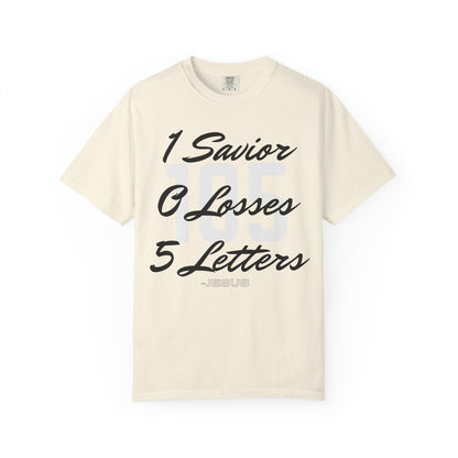 Adult 105 Christian Black and White Letters