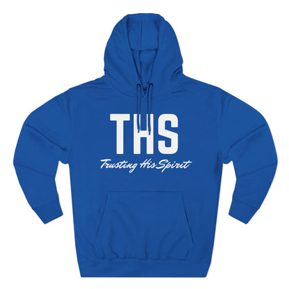 Adult THS Christian White Letters Pullover Hoodie