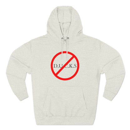 Ducks Christian Black Words Hoodie
