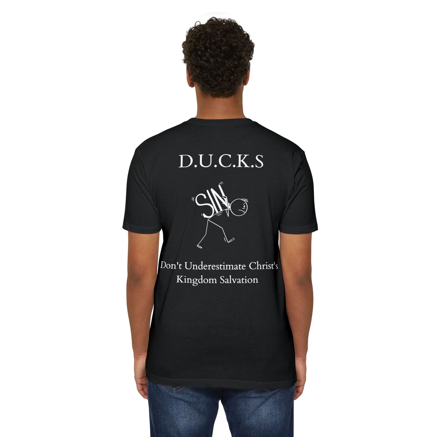 Adult DUCKS Christian White Premium Tee