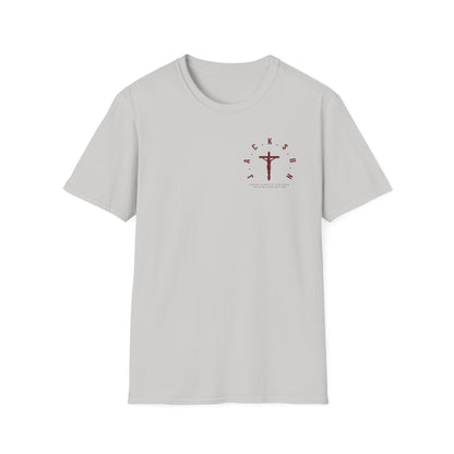 Jackson Believing Christian Marron Letters & Cross
