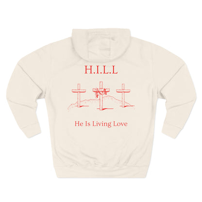 Hill Christian Red Words Hoodie