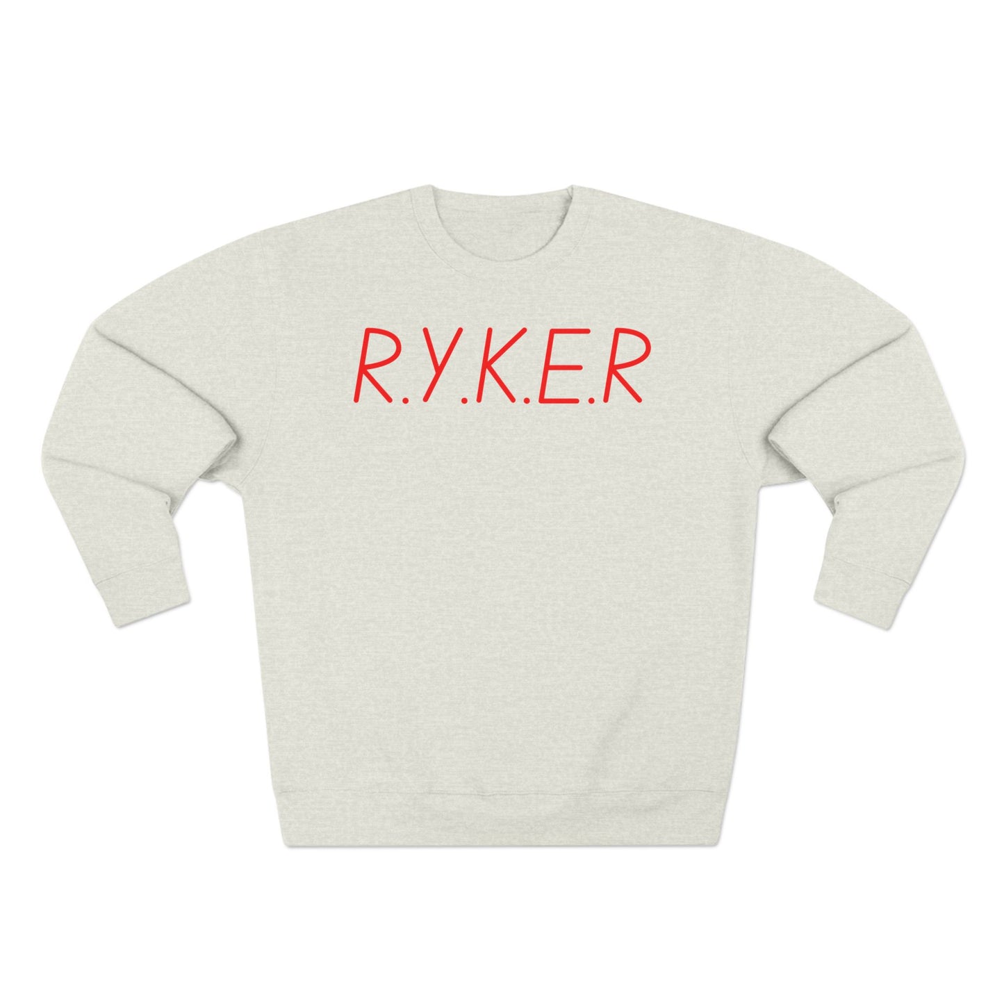 RYKER Christian Red Letters Crewneck
