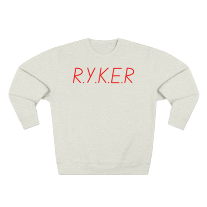 RYKER Christian Red Letters Crewneck