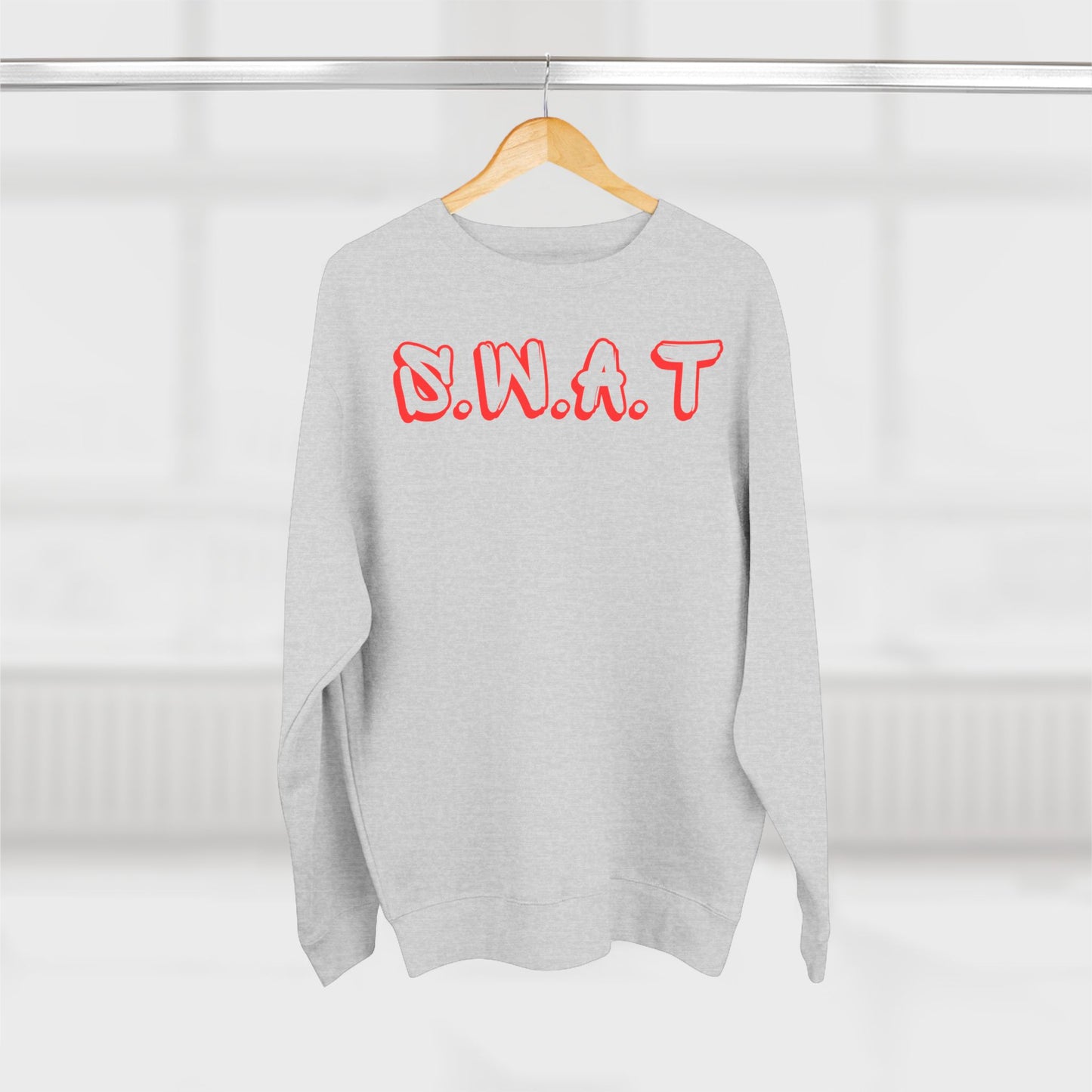 Swat Christian Red Words Crewneck
