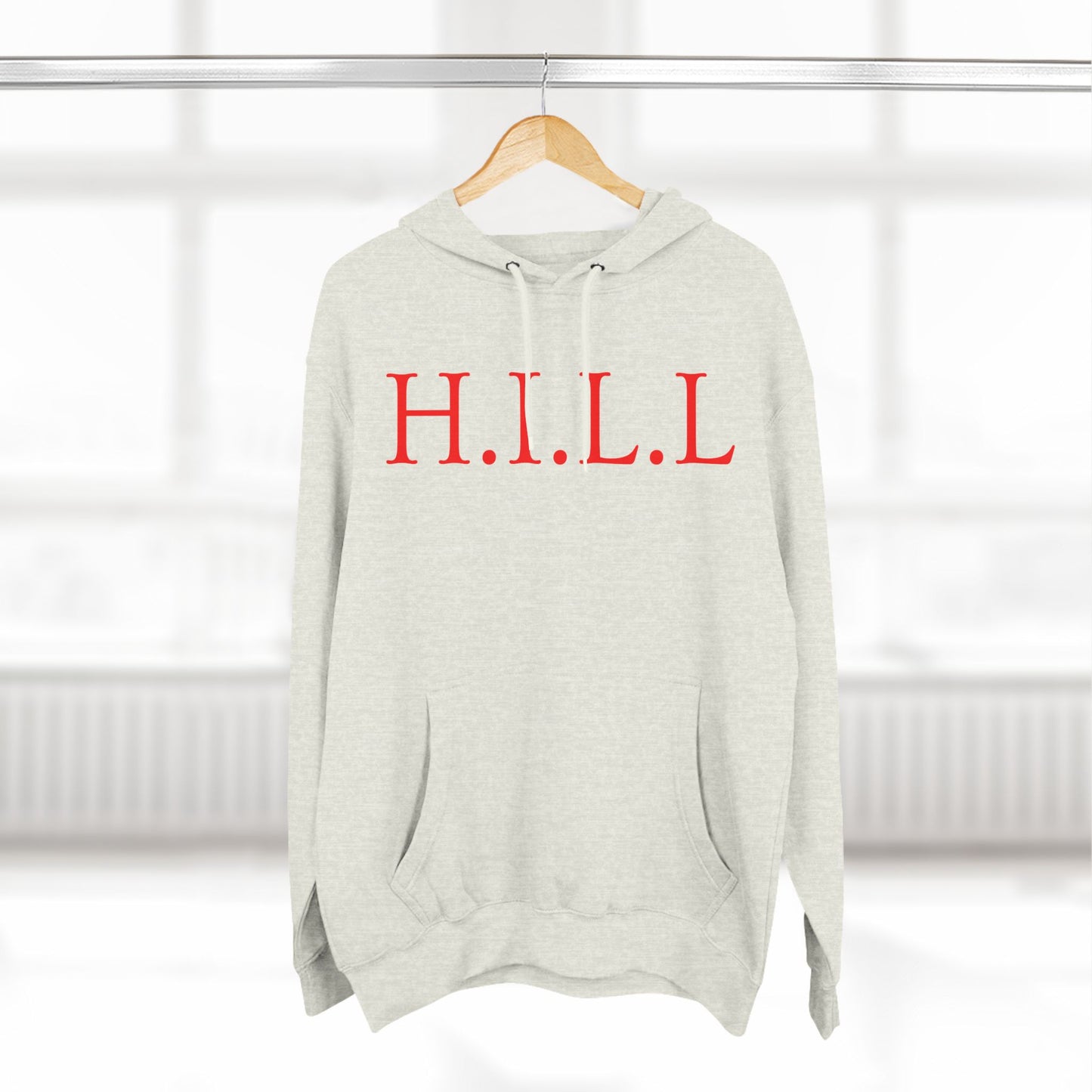 Hill Christian Red Words Hoodie