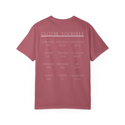 Clothe Yourself White Tshirt(scripture)