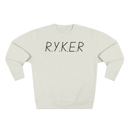 RYKER Christian Black Letters Crewneck