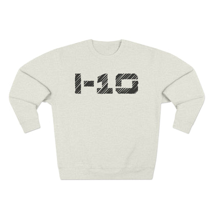 I-10 Christian Black Words Crewneck