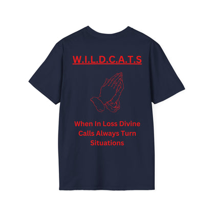 Wildcats Christian Red Letters & Picture