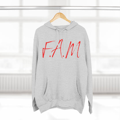 Fam Hoodie Red Words