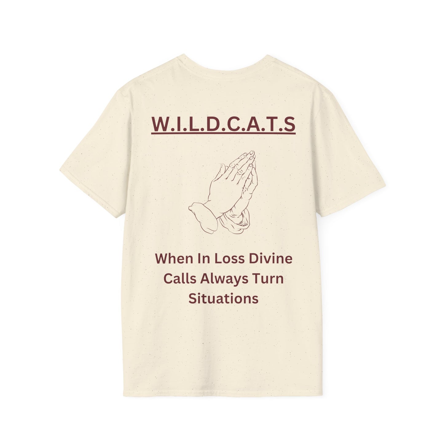 Wildcats Christian Marron Letters & Picture