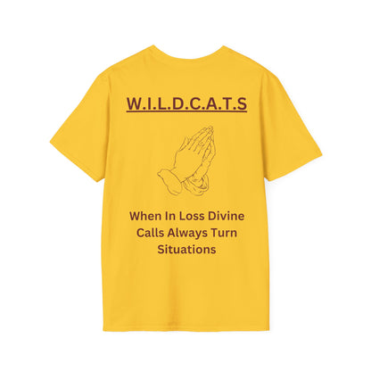 Wildcats Christian Marron Letters & Picture