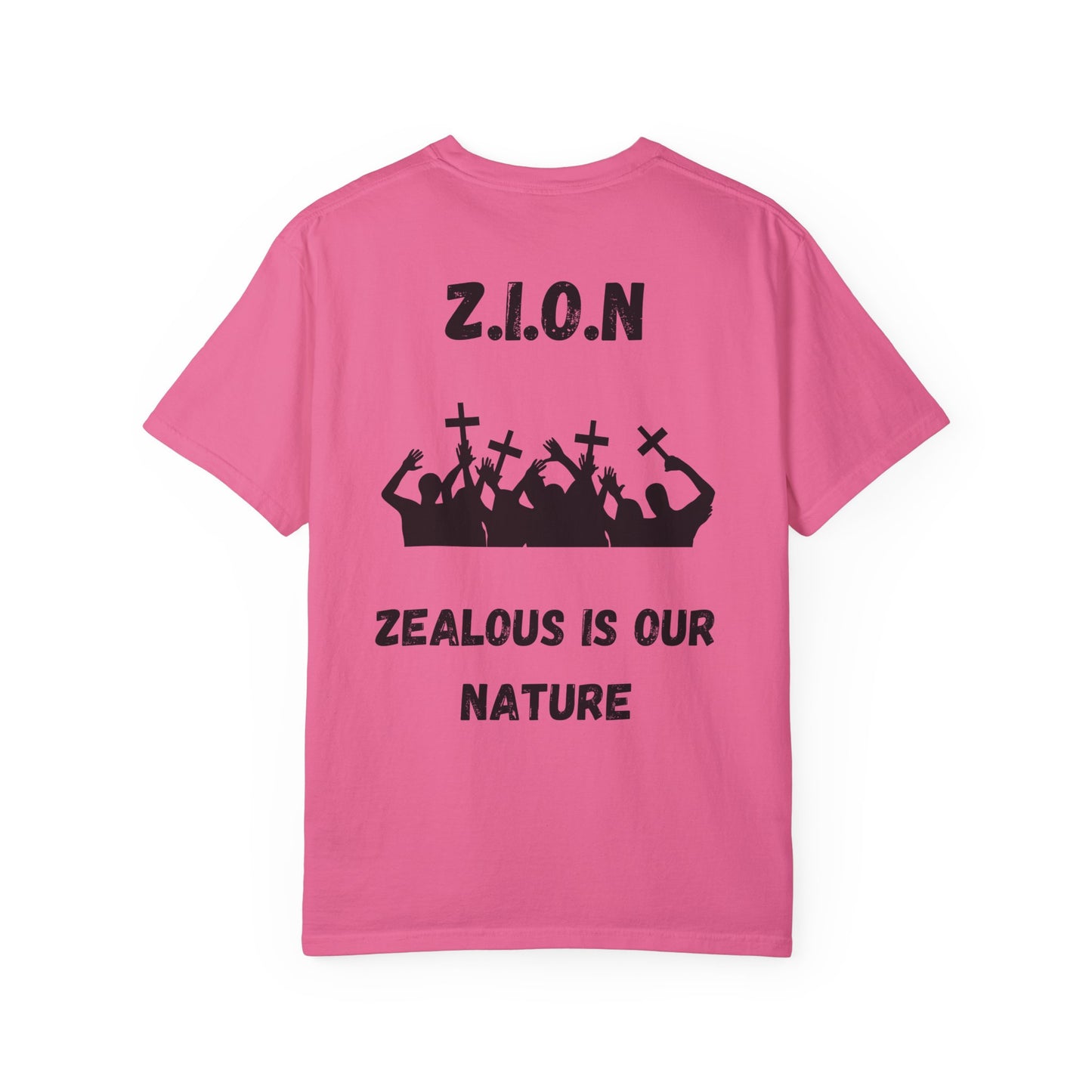 Adult Zion Black Words & Image