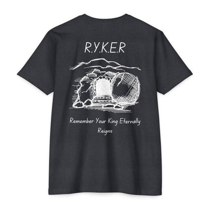 Adult RYKER Christian White Letters Premium Tee