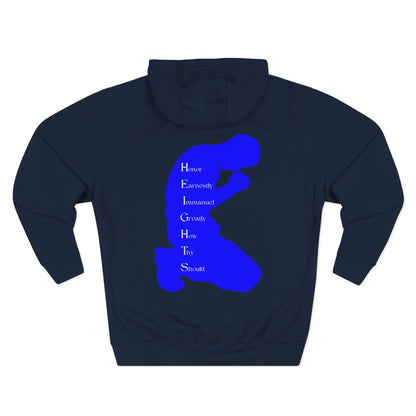 Heights Blue Hoodie