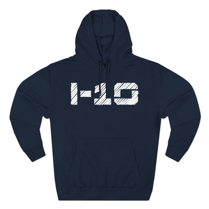Adult I-10 Christian White Words Pullover Hoodie