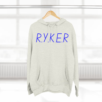 RYKER Christian Blue Letters Hoodie