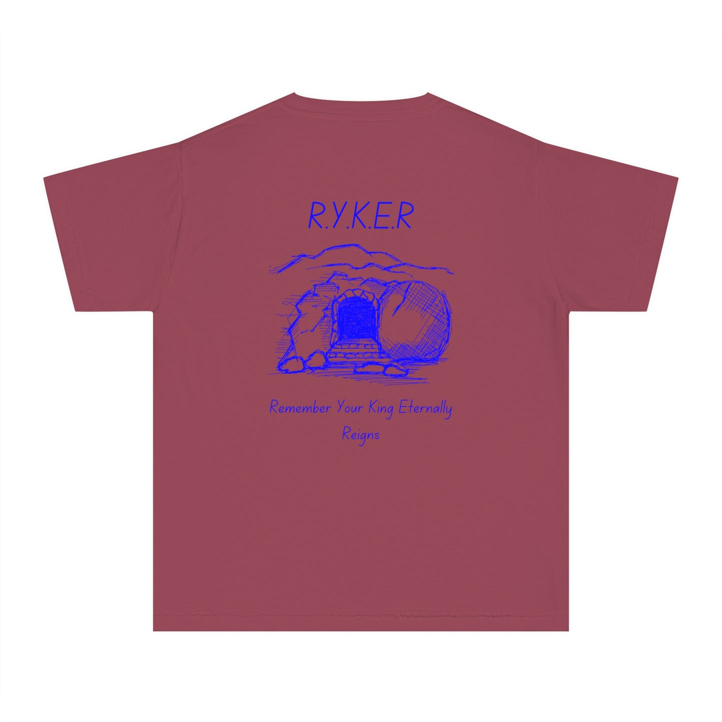 Youth RYKER Christian Blue Letters