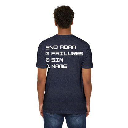 Adult 2001 Christian White Words Premium Tee