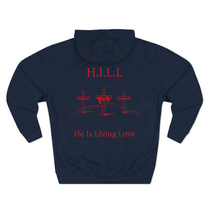 Hill Christian Red Words Hoodie