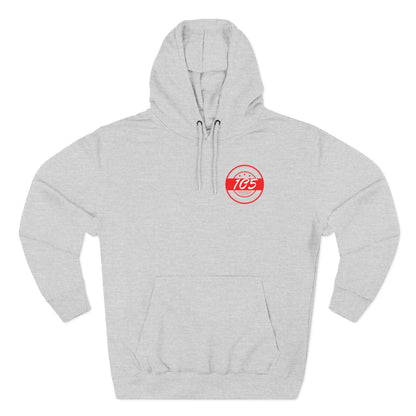 Adult 105 Christian Red and White Letters Hoodie