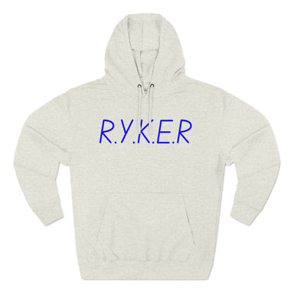 RYKER Christian Blue Letters Hoodie