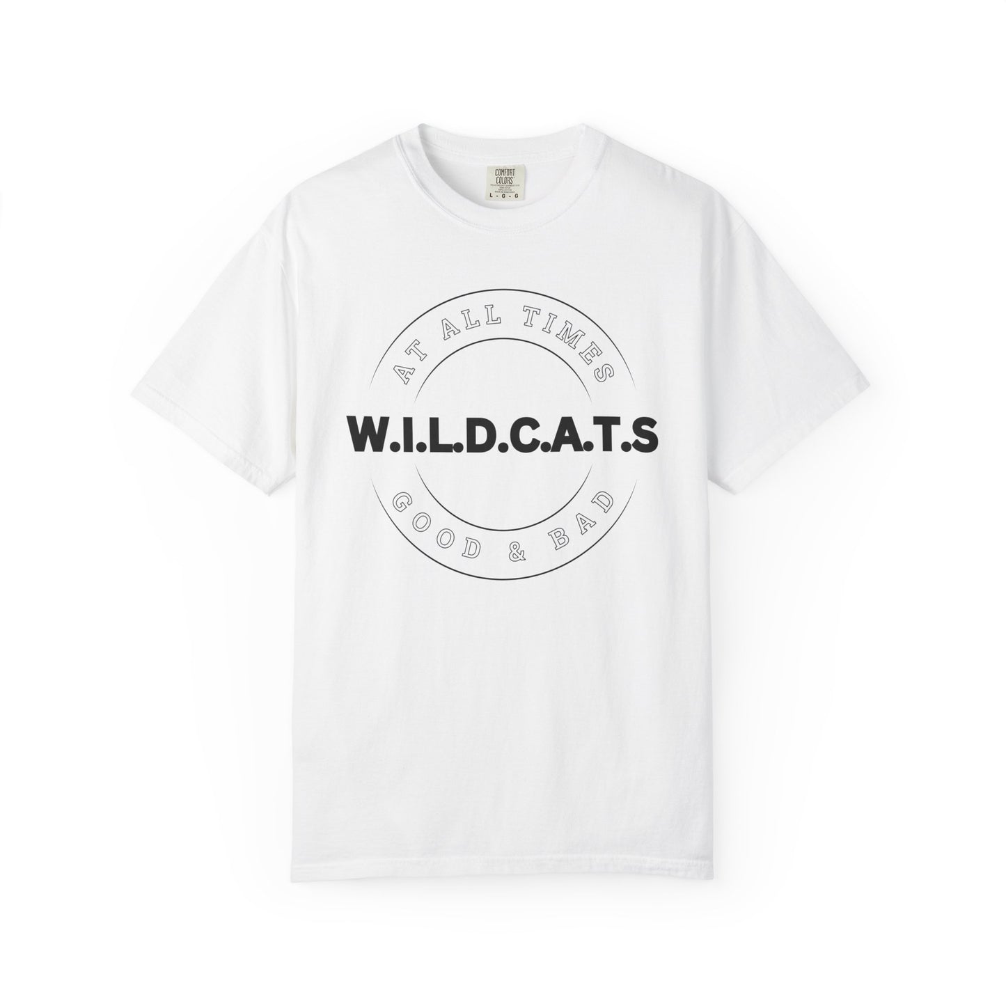 Adult Wildcats Christian Black Letters & Picture Heavyweight