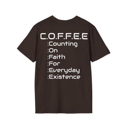 Adult Coffee Christian White Words Only