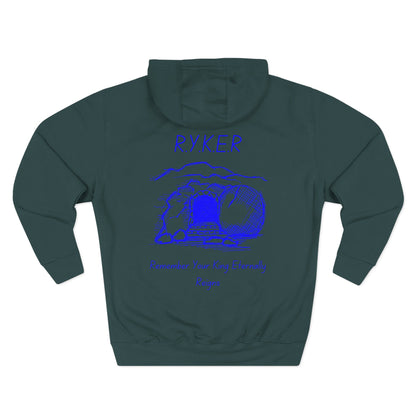 RYKER Christian Blue Letters Hoodie