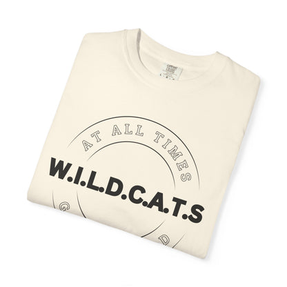 Wildcats Christian Black Letters & Picture