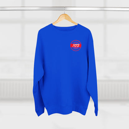 Adult 105 Christian Red and White Letters Crewneck