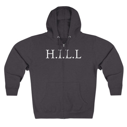 Hill Christian White Words Hoodie Zipper