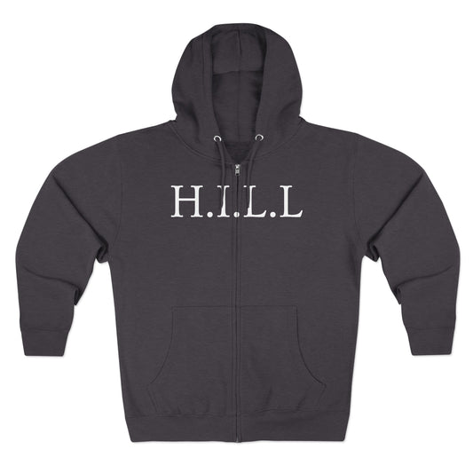 Hill Christian White Words Hoodie Zipper