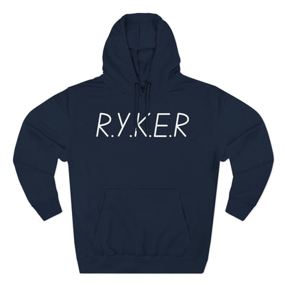 Adult RYKER Christian White Letters Pullover Hoodie