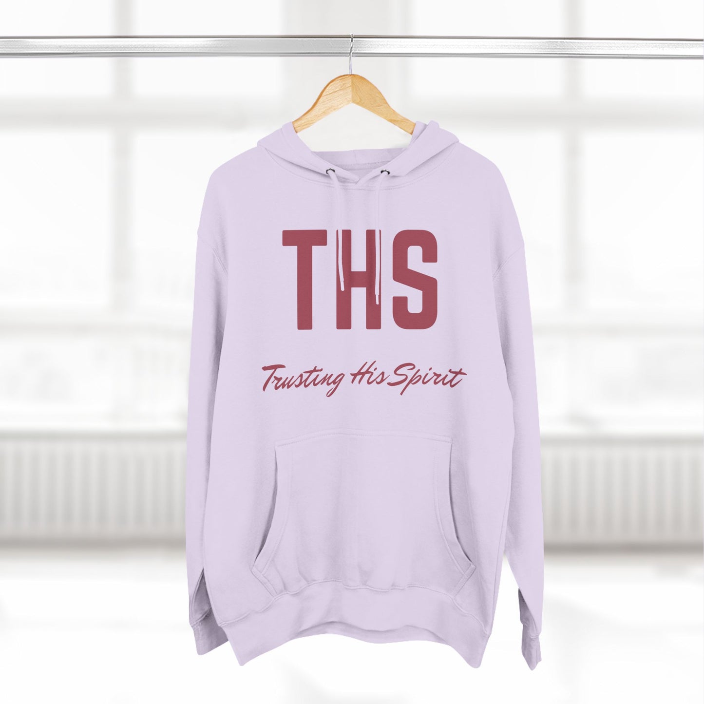 Adult THS Christian Marron Letters Hoodie