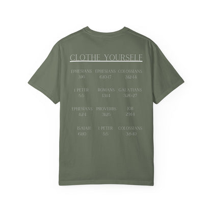 Clothe Yourself White Tshirt(scripture)