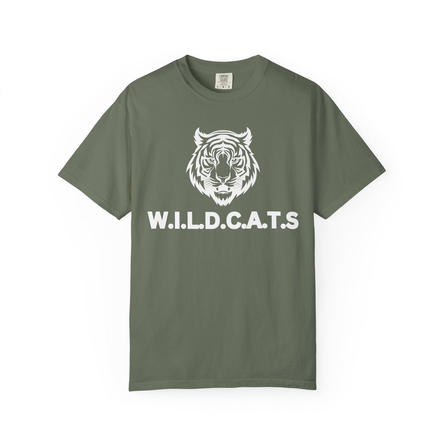 Wildcats Christian White Letters & Picture Specialty