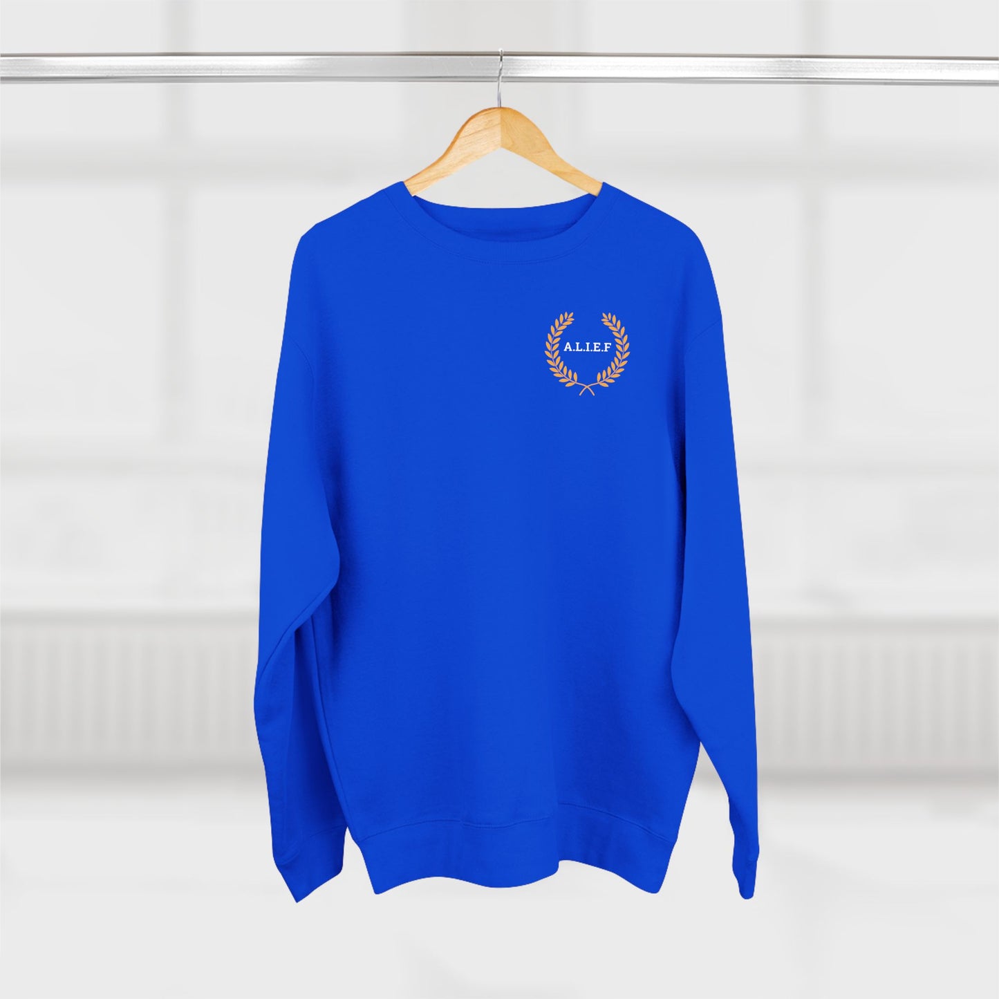 Adult Alief Christian Crest Specialty Crewneck