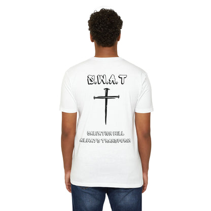 Adult Swat Christian Black Words Premium tee