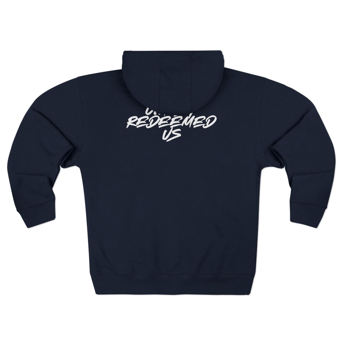 Adult Cru White Zipper Hoodie
