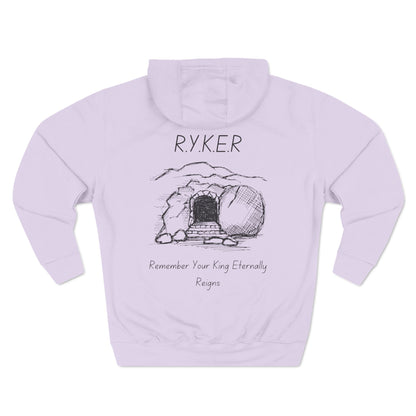 RYKER Christian Black Letters Hoodie