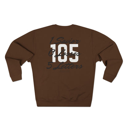 Adult 105 Christian Black and White Letters Crewneck