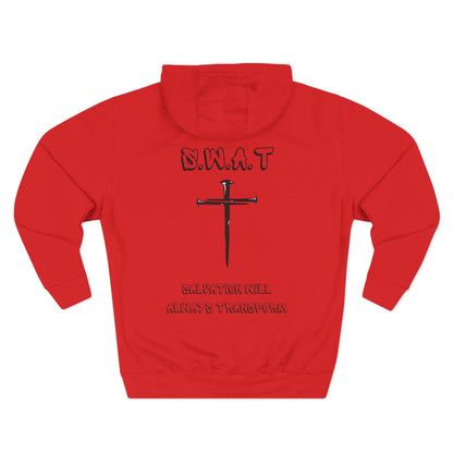 Swat Christian Black Words Hoodie
