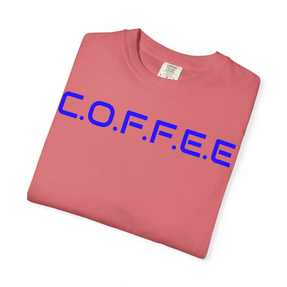 Adult Coffee Christian Blue Words Only
